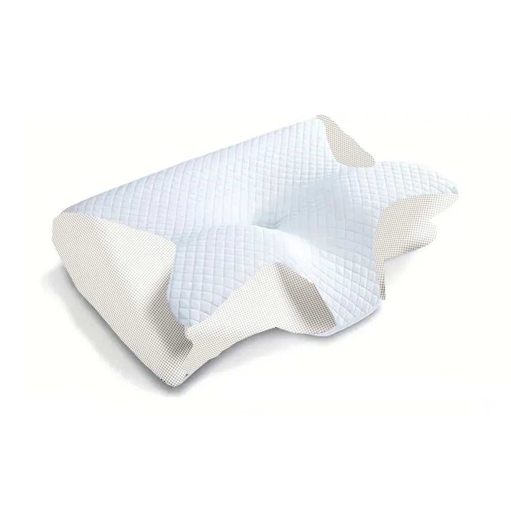 💤 Derila Ergo™ Memory Foam Cervical Pillow – 2-in-1 Ergonomic Neck Support for All Sleepers