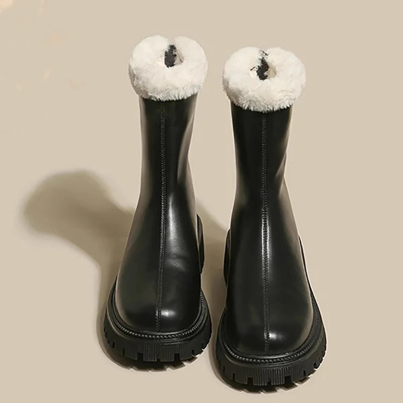 ❄️ Bottines d'hiver PlushZip™ pour femmes de qualité supérieure