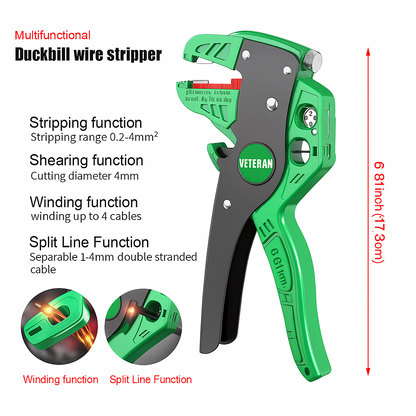 QuickStrip™ 2-in-1 Automatic Wire Stripper & Cutter Tool 0.2–4mm – Premium Quality