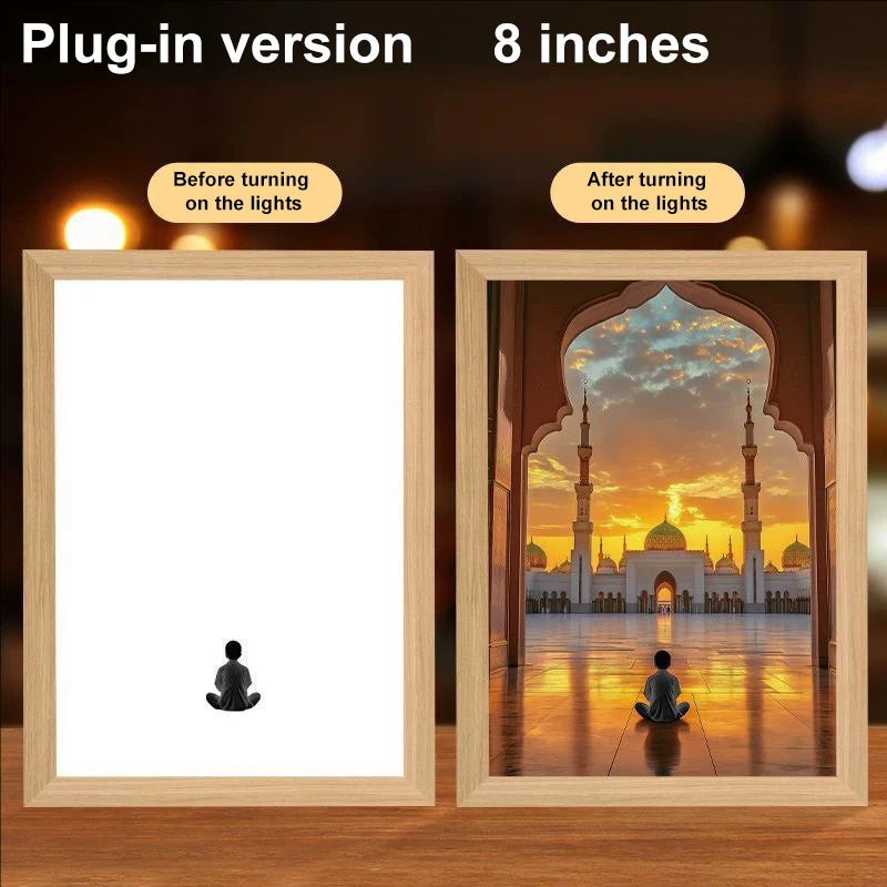 LumiFaith 4D LED-Jesus-Lampe – Inspirierende Wanddekoration &amp; Leuchtende Wohnaccessoires 