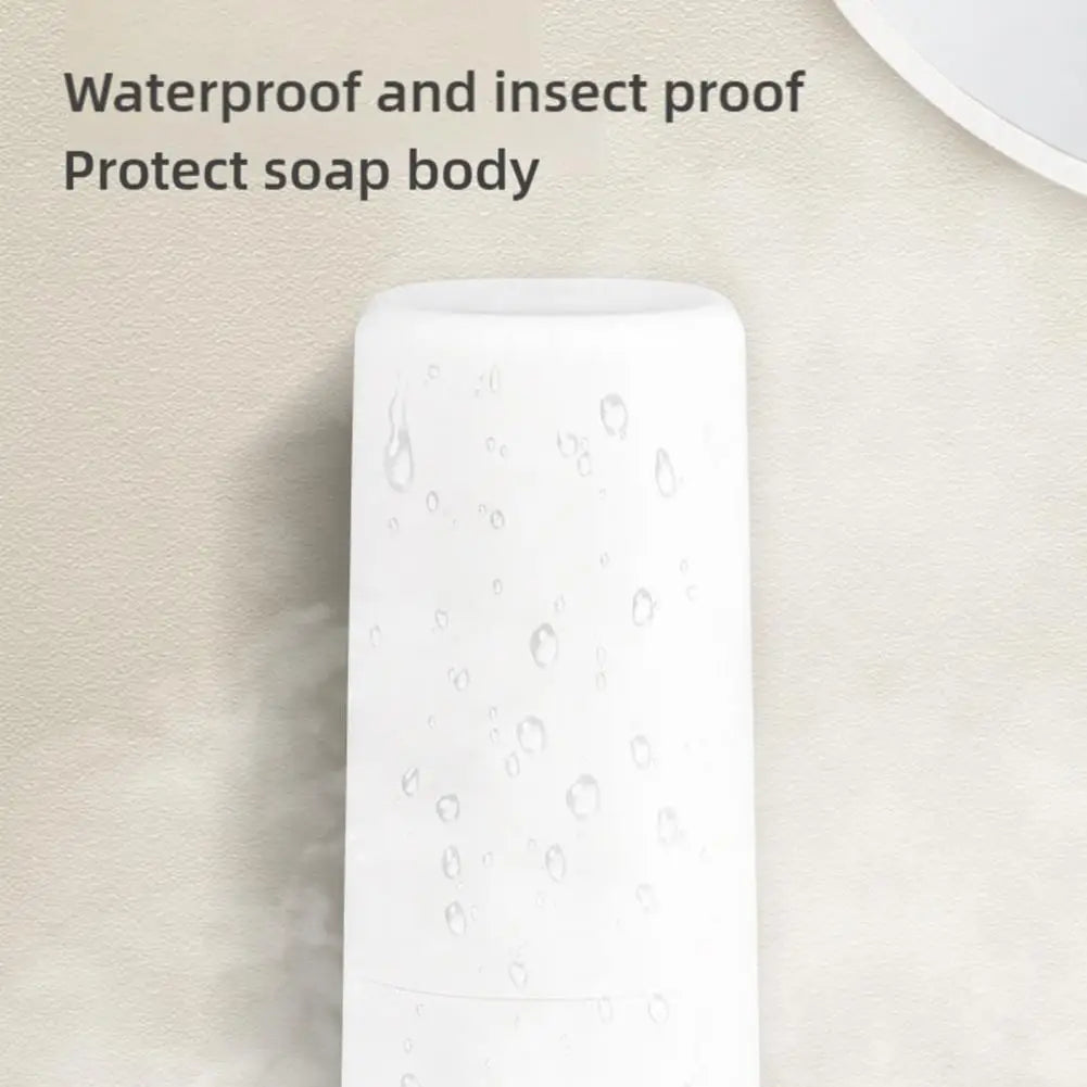 Wandmontierter Seifenmühlenspender – Trockener und sauberer Pulverbehälter für Zuhause, Fitnessstudio und Büro 