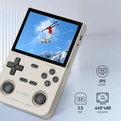 🎮 LNGOOR K36 Portable Game Console with 3.5" IPS Screen, 16,000 Classic Games, Rechargeable, 64GB/128GB