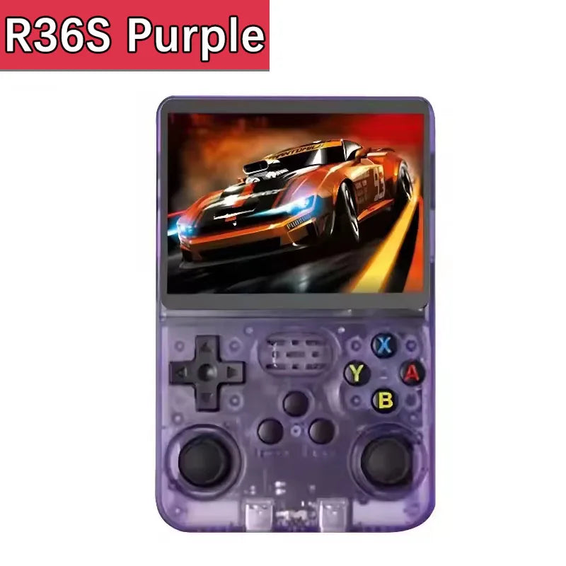 R36 ULTRA 2025 🎮 LNGOOR K36 Portable Game Console with 3.5" IPS Screen, 20,000 Classic Games, Rechargeable, 64GB/128GB