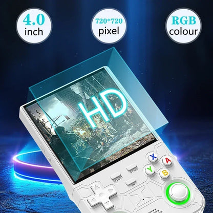 R36 ULTRA 2025 🎮 LNGOOR K36 Portable Game Console with 3.5" IPS Screen, 20,000 Classic Games, Rechargeable, 64GB/128GB