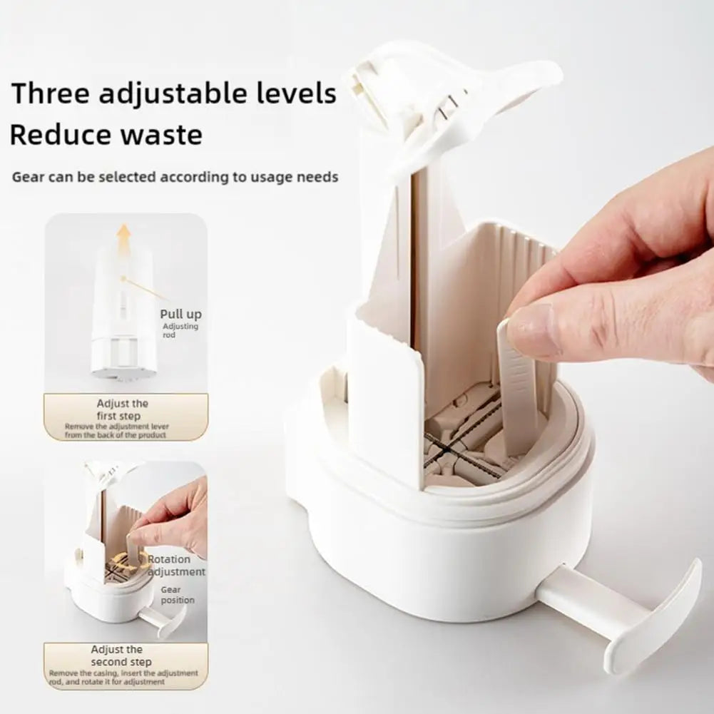 Wandmontierter Seifenmühlenspender – Trockener und sauberer Pulverbehälter für Zuhause, Fitnessstudio und Büro 