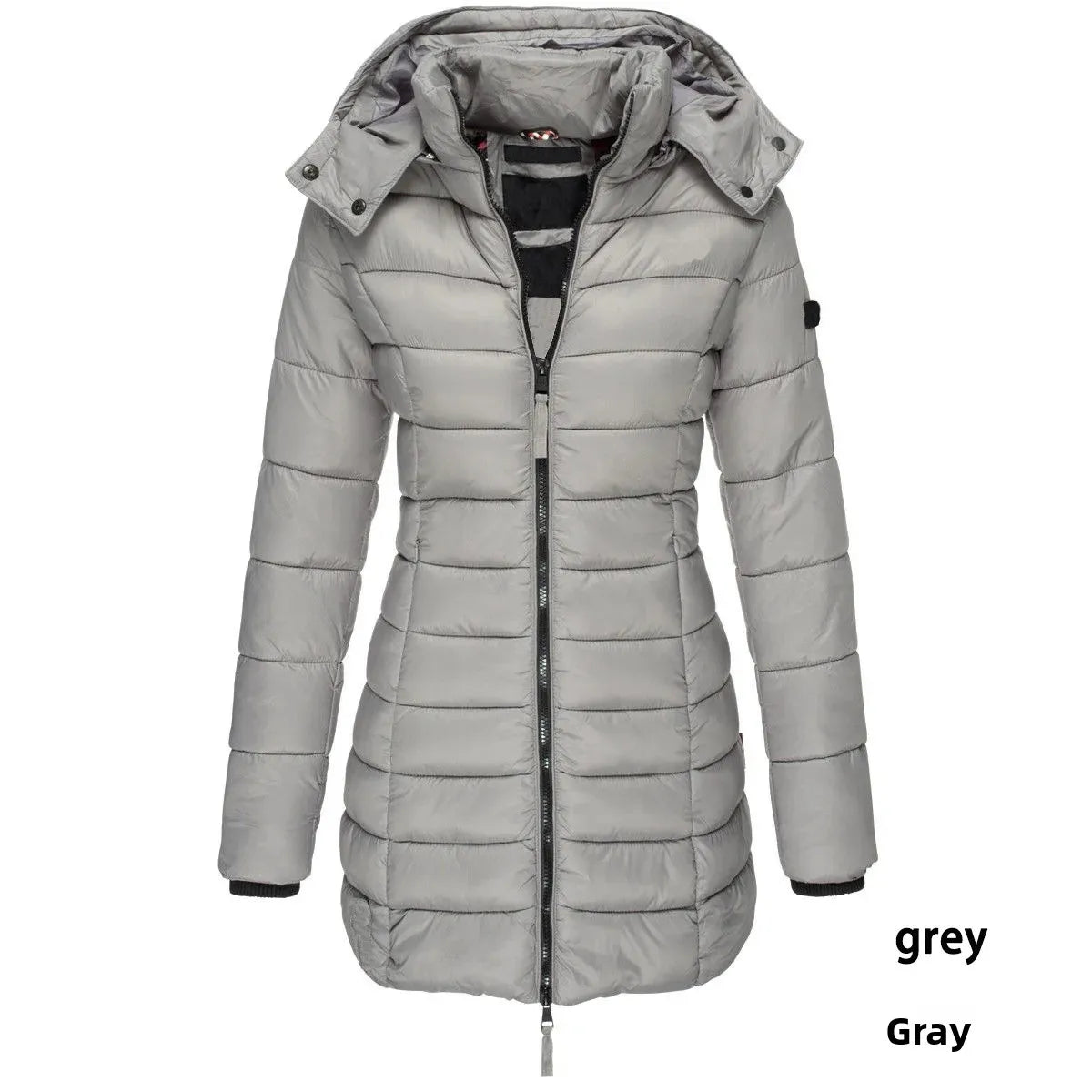 -30°C ❄️ Rated | Women’s Winter Cotton Jacket 🧥– Slim Fit, Warm, Korean Style, Mid-Length
