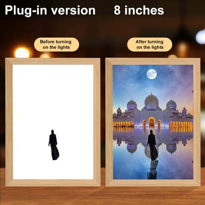 LumiFaith 4D LED-Jesus-Lampe – Inspirierende Wanddekoration &amp; Leuchtende Wohnaccessoires 