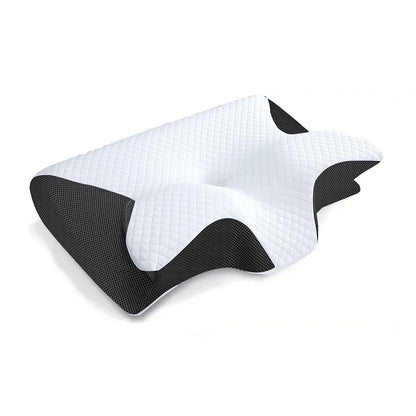 💤 Derila Ergo™ Memory Foam Cervical Pillow – 2-in-1 Ergonomic Neck Support for All Sleepers
