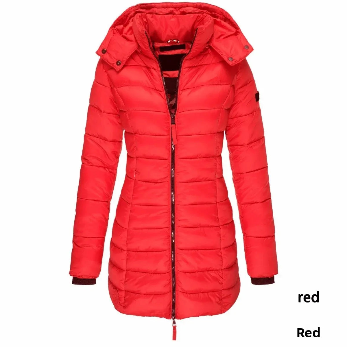 -30°C ❄️ Rated | Women’s Winter Cotton Jacket 🧥– Slim Fit, Warm, Korean Style, Mid-Length