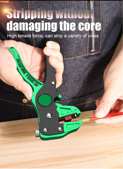 QuickStrip™ 2-in-1 Automatic Wire Stripper & Cutter Tool 0.2–4mm – Premium Quality