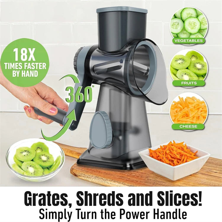 🔥 Premium 3-in-1 Slicer – Fast & Easy Prep!