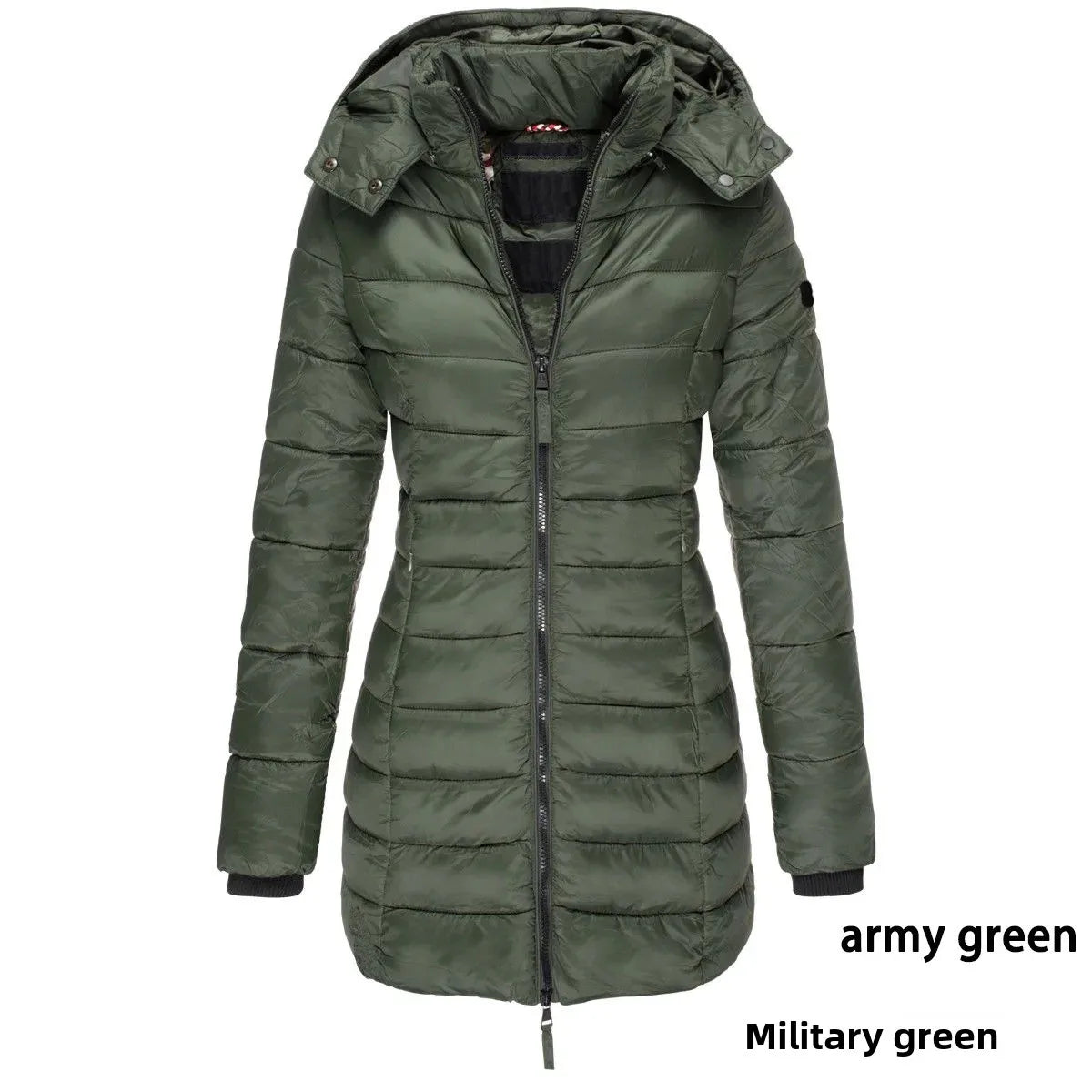 -30°C ❄️ Rated | Women’s Winter Cotton Jacket 🧥– Slim Fit, Warm, Korean Style, Mid-Length