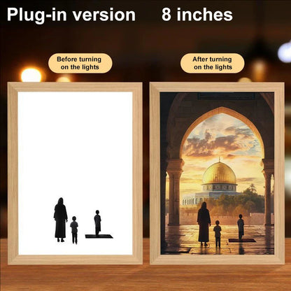 LumiFaith 4D LED-Jesus-Lampe – Inspirierende Wanddekoration &amp; Leuchtende Wohnaccessoires 