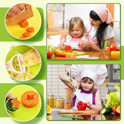 MiniChef™ | Montessori Kids Cooking Set (13 Pcs) – Safe & Real Cooking Fun