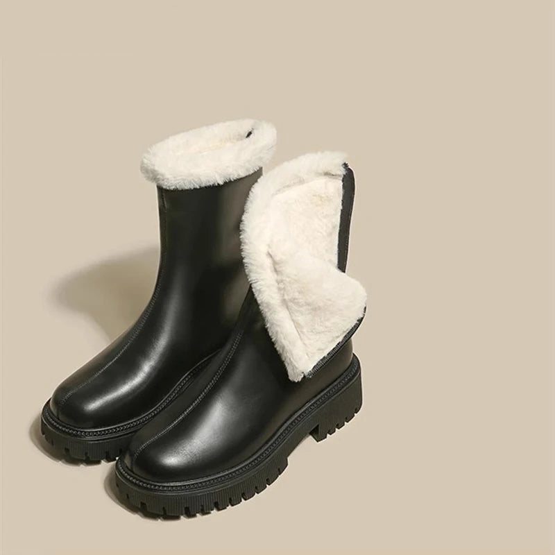 ❄️ Bottines d'hiver PlushZip™ pour femmes de qualité supérieure 