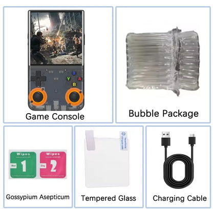 R36 ULTRA 2025 🎮 LNGOOR K36 Portable Game Console with 3.5" IPS Screen, 20,000 Classic Games, Rechargeable, 64GB/128GB