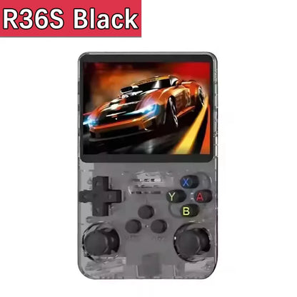 R36 ULTRA 2025 🎮 LNGOOR K36 Portable Game Console with 3.5" IPS Screen, 20,000 Classic Games, Rechargeable, 64GB/128GB