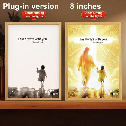 LumiFaith 4D LED-Jesus-Lampe – Inspirierende Wanddekoration &amp; Leuchtende Wohnaccessoires 