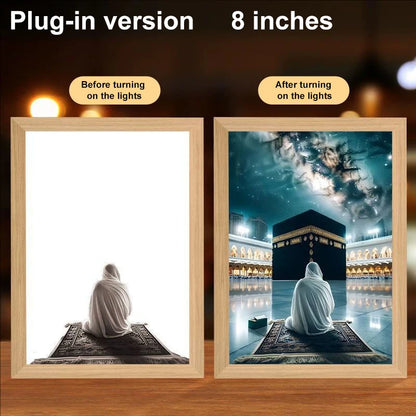 LumiFaith 4D LED-Jesus-Lampe – Inspirierende Wanddekoration &amp; Leuchtende Wohnaccessoires 