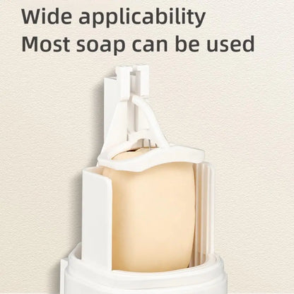 Wandmontierter Seifenmühlenspender – Trockener und sauberer Pulverbehälter für Zuhause, Fitnessstudio und Büro 
