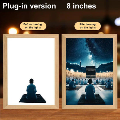 LumiFaith 4D LED-Jesus-Lampe – Inspirierende Wanddekoration &amp; Leuchtende Wohnaccessoires 