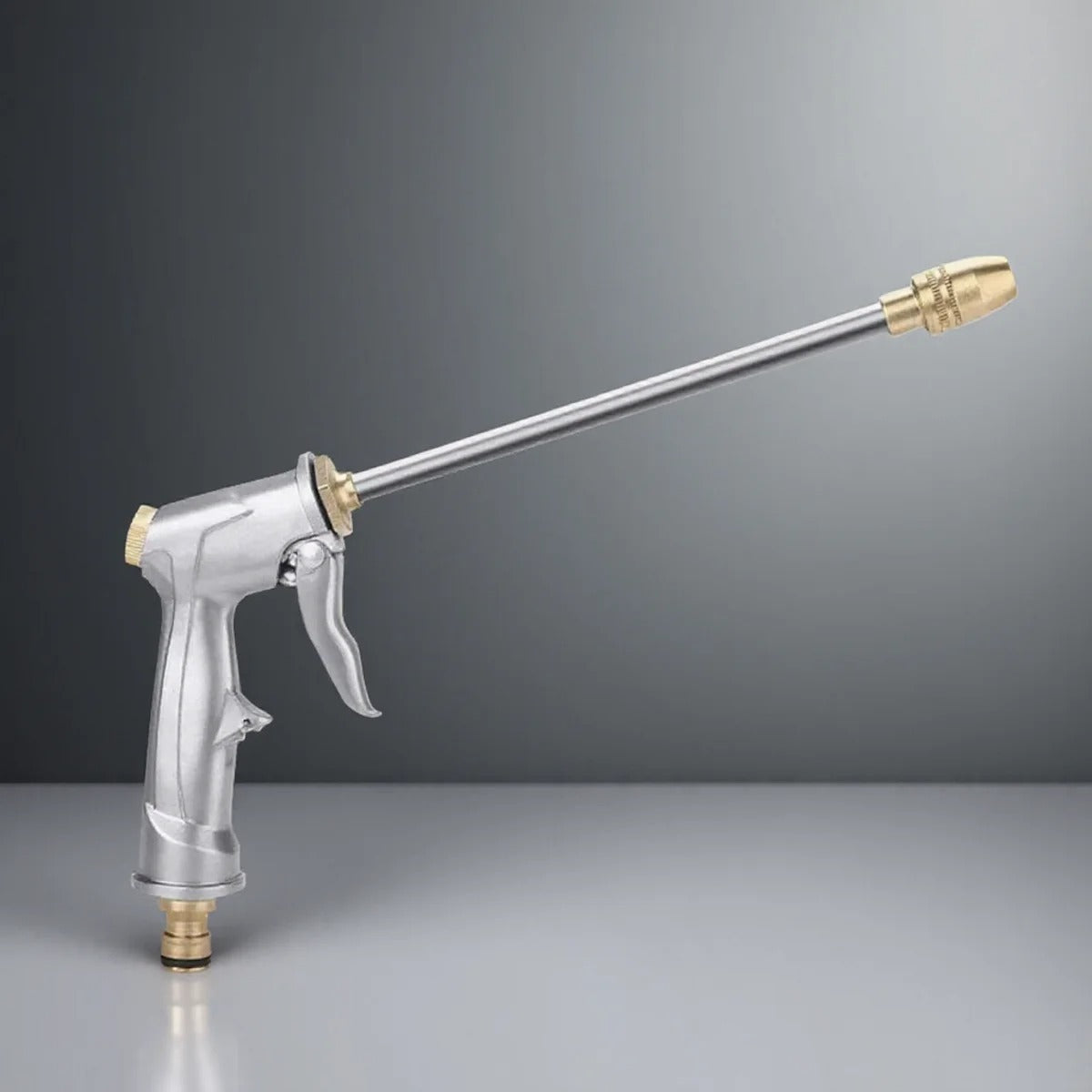 Heavy Duty Brass™ – Adjustable High-Pressure Hose Nozzle for Car Washing, Pet Shower & Garden Use