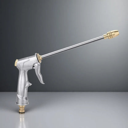 Heavy Duty Brass™ – Adjustable High-Pressure Hose Nozzle for Car Washing, Pet Shower & Garden Use