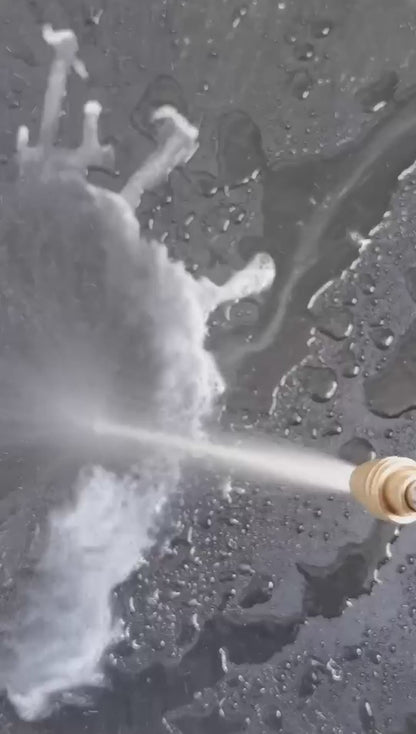 Heavy Duty Brass™ – Adjustable High-Pressure Hose Nozzle for Car Washing, Pet Shower & Garden Use